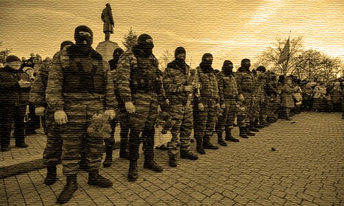 Создание центров народной самообороны и муниципальной милиции «Беркут» в Севастополе