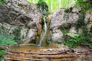 Водопад Купель Дианы в ущелье Темиар