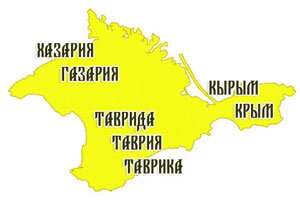 Происхождение имени полуострова Крым