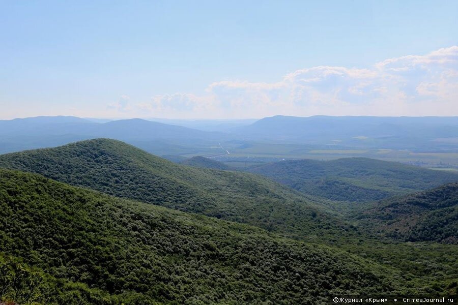 Гора Малый Агармыш и Сычева балка
